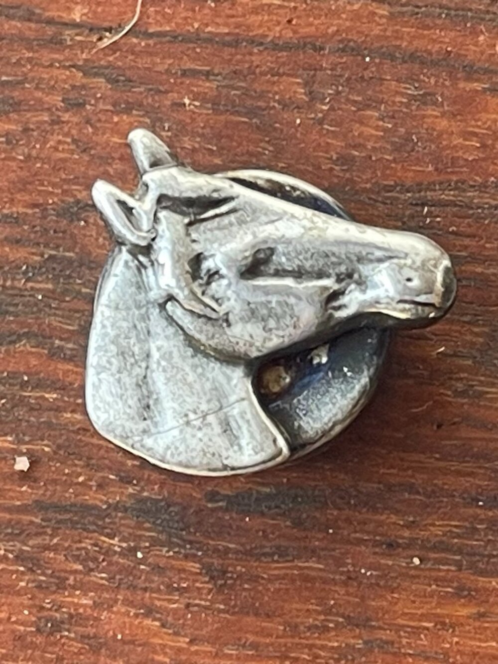 Vintage Pewter Western Style Button Covers - Set of 2